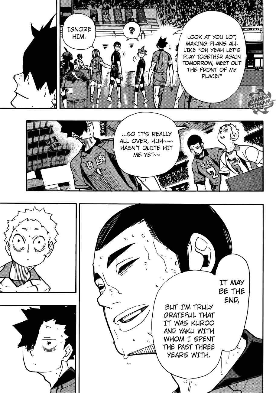 Haikyuu!!, Chapter 325 image 17
